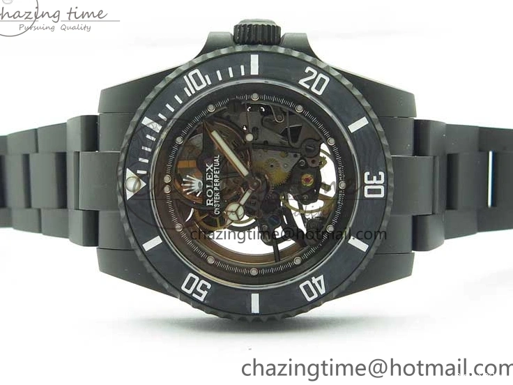 0523 Submariner 116610 Andrea Pirlo DLC ROF Best Edition Carbon Bezel on Skeleton DIal SA QuickDry 2790